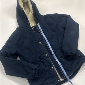 Hollister Navy Blue Hooded Jacket